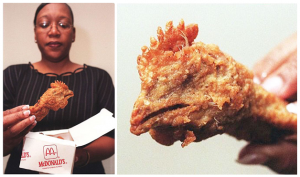 Real chicken head found in McDonalds Happy Meal