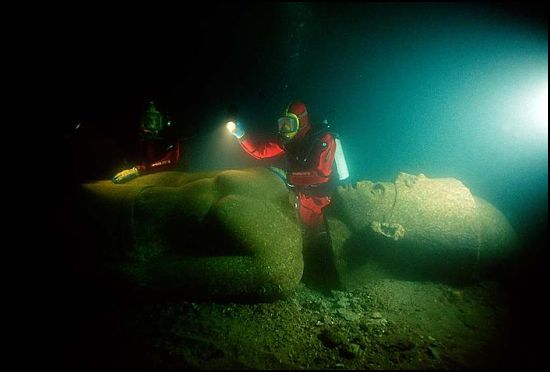 Heracleion: A City Discovered Under Water After 1500 Years.