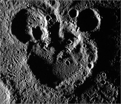 Mickey Mouse Craters On Mercury