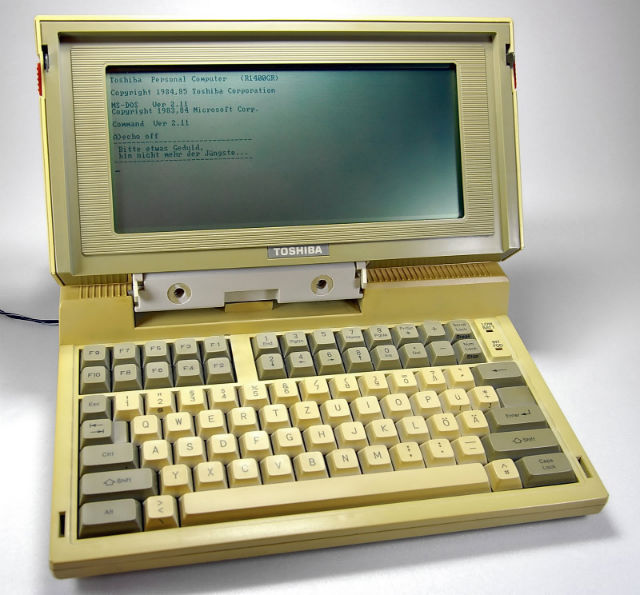First Toshiba Laptop