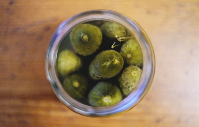 drink a glass of brine from sauerkraut or sour pickles.