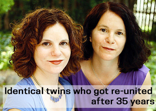 Identical twins who got re-united after 35 years