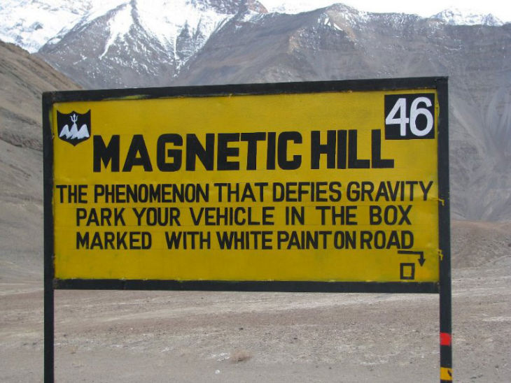 Magnetic hill, leh ladakh