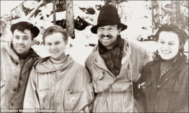 In 1959 there were 9 Russian Mountain Hikers found dead.