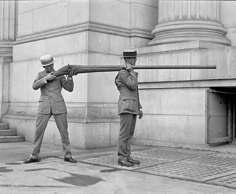 This punt gun was capable of discharging over a pound of shot at a time and could kill over 50 birds. This had a great negative effect on the birds and by the 1860s, it was banned in most states. 