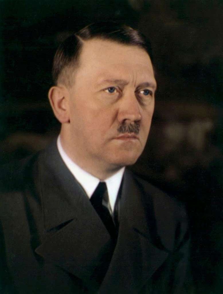 A unique Adolf Hitler photo that captures the blue in his eyes