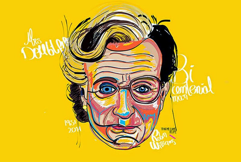 Potraits As Tribute To Robin Williams