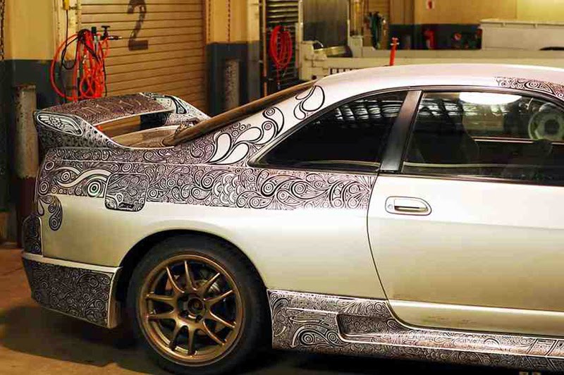 Incredible Transformation Of The Nissan Skyline From Doodling