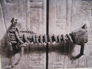 The unbroken seal on King Tutankhamun’s tomb, 1922 