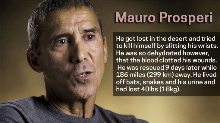 Survivor Mauro Prosperi