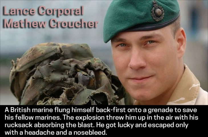 Survivor Lance Corporal Mathew Croucher