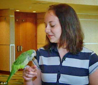 Parrot saves a choking little girl 