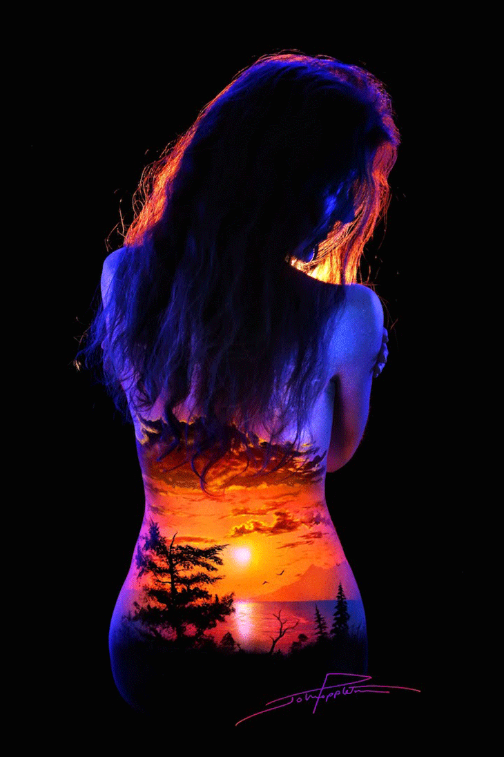 Back light art by John Poppleton