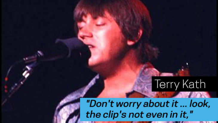 Terry Kath of Chicago Transit Authority band