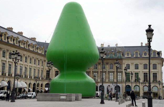 80 Feet Eerie Sex Toy Resembling Sculpture "Tree"