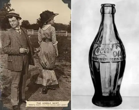 Coke bottle inspired by hobble skirt 