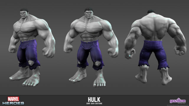 Hulk Grey Skin Model