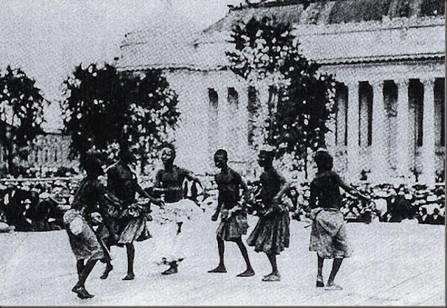 Pygmies dance