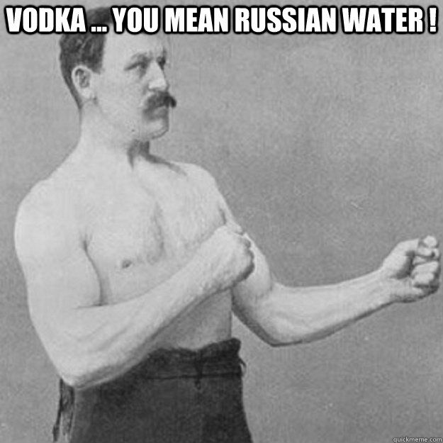 Vodka in russia