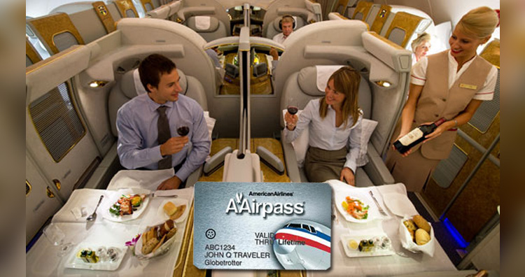 First-class travel pass, American Airlines