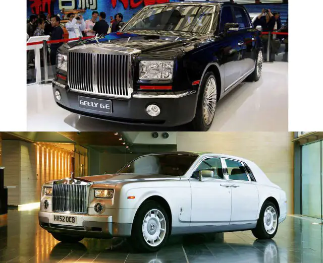 Geely GE:Rolls-Royce Phantom