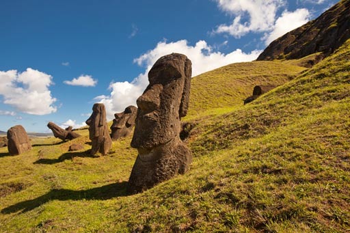 Moai easter island