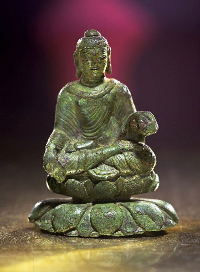 Small Buddha statuette from North India