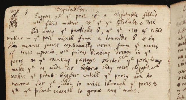 Isaac Newton Transpiration Notes
