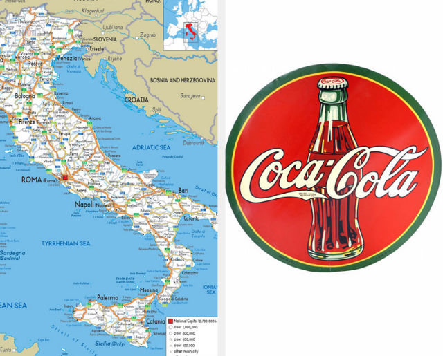 coca cola and italy