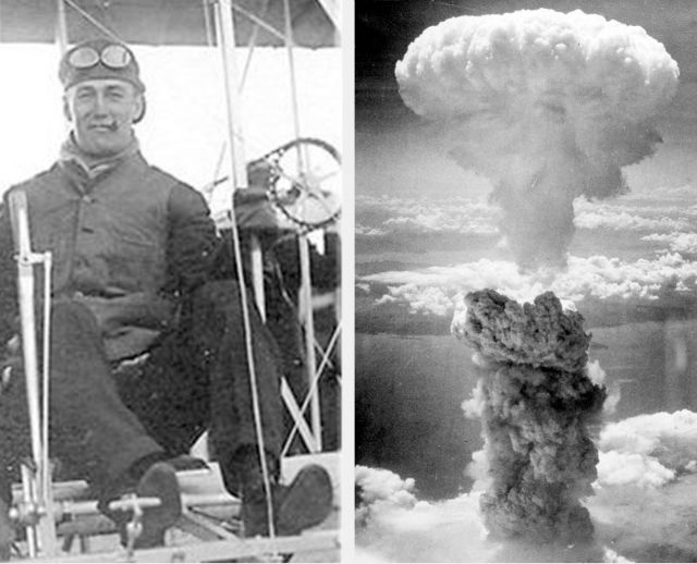 first airplane and first atomic bomb