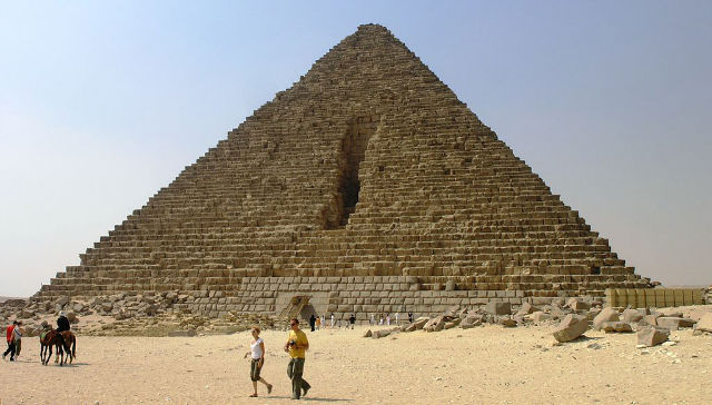 The Damage to the Pyramid.