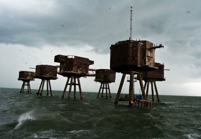 The Maunsell Sea Forts in England