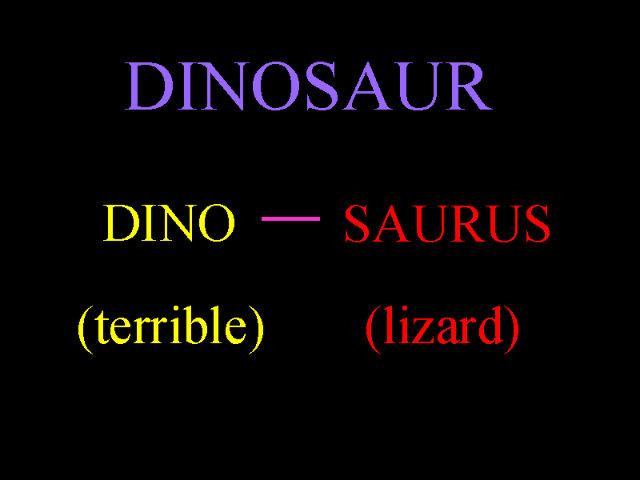 dinosaur meaning