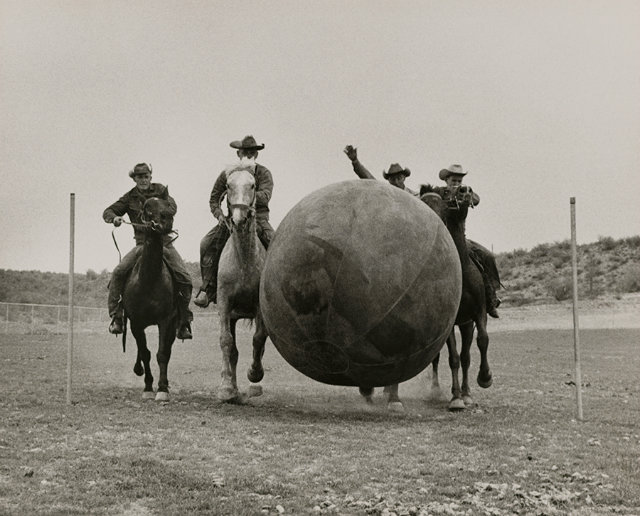 Giant ball played by arizona cowboys