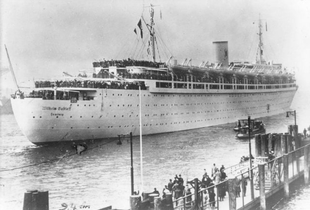 Wilhelm Gustloff on its voyage