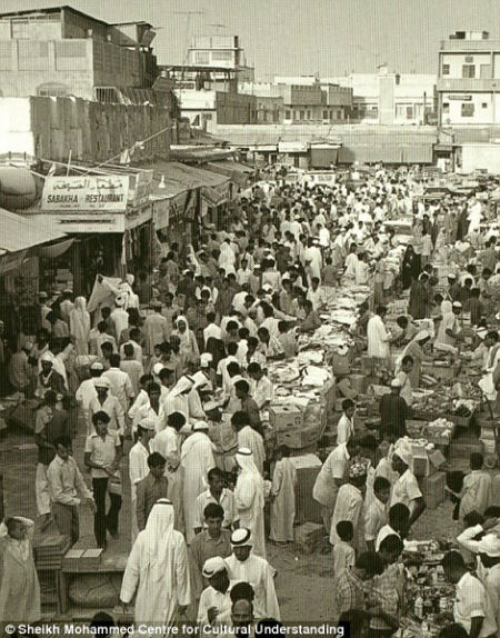 A traditional market in Dubai