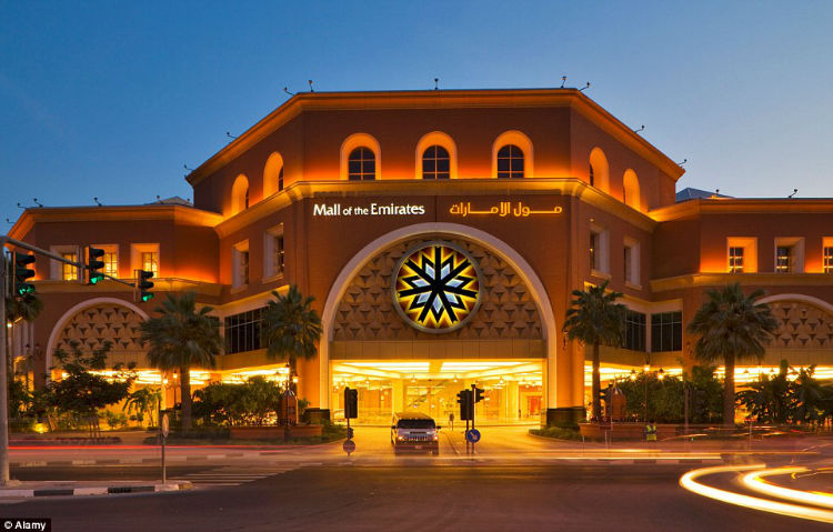 A plush mall in Dubai
