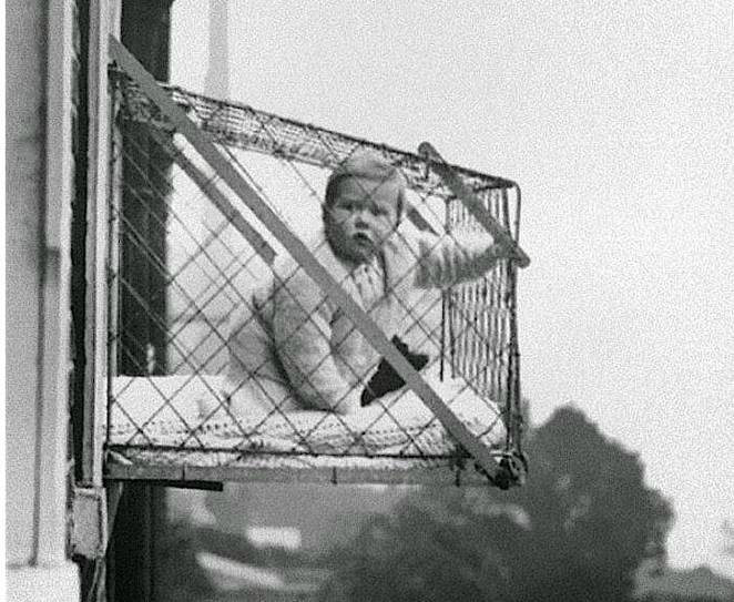 Facts about babies- Baby cages were present in 1920s in America