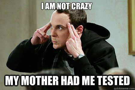 Sheldon Cooper meme