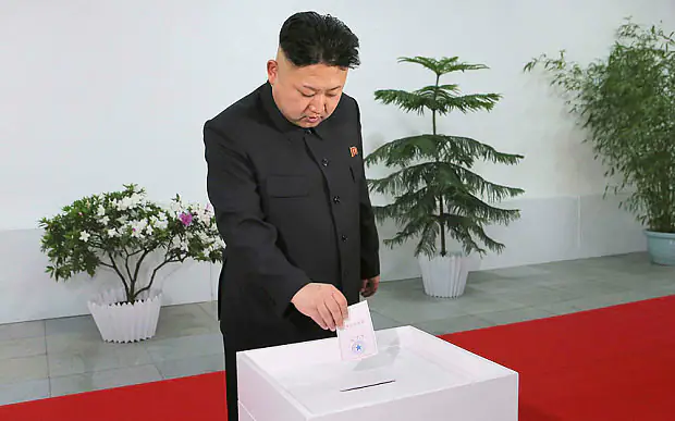 Kim Jong Un voting