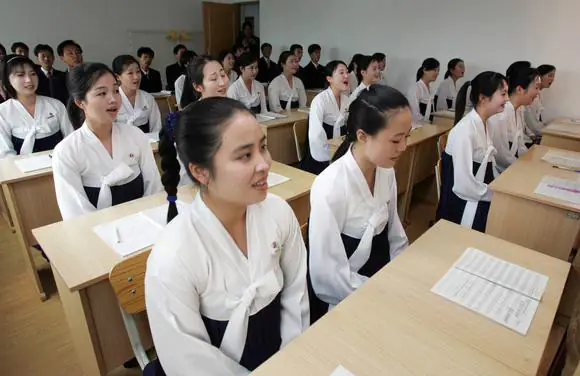 North Korean students