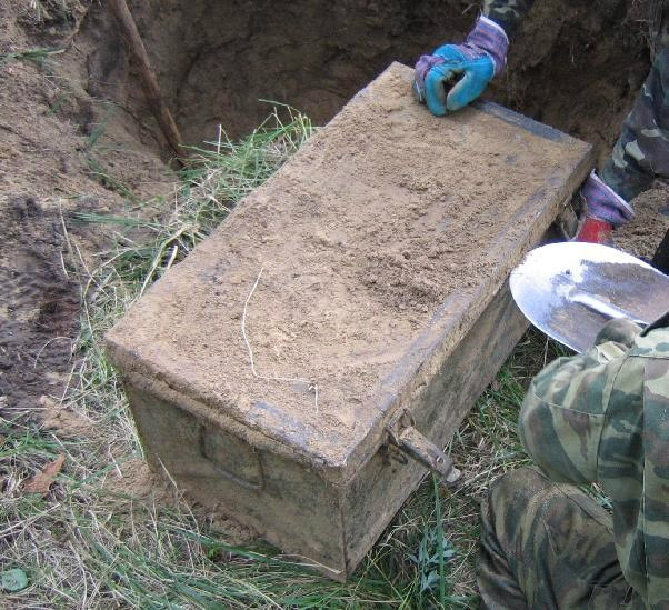 Unearthed Nazi Army Field Locker