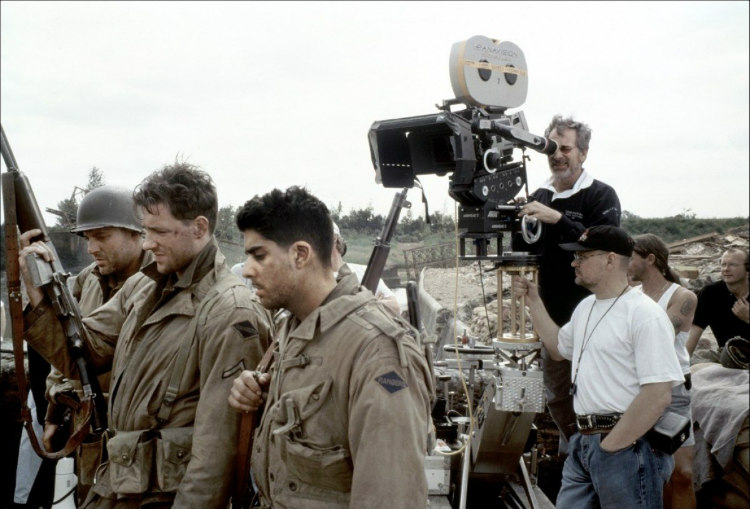 Saving Private Ryan - Steven Spielberg with Camera