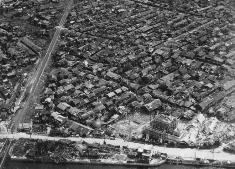 Homes of Hiroshima After Bombing