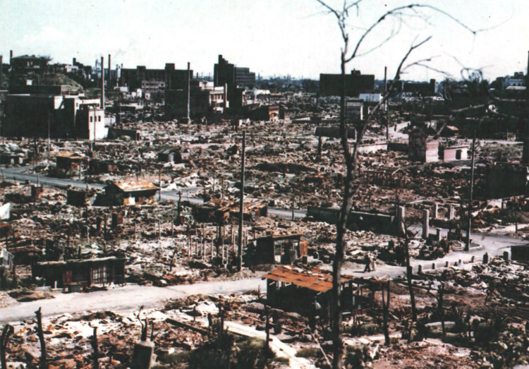Destruction at the Center of Hiroshima