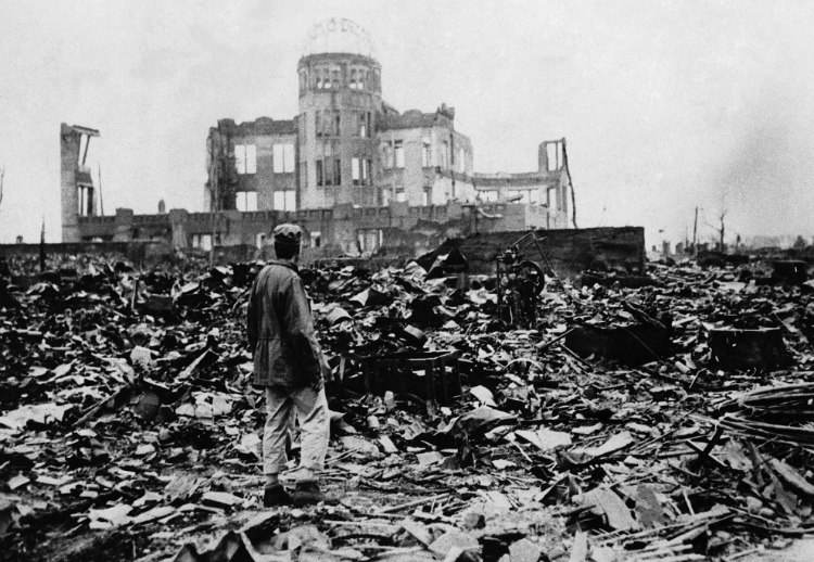 Genbaku/Atomic Bomb Dome After Bombing