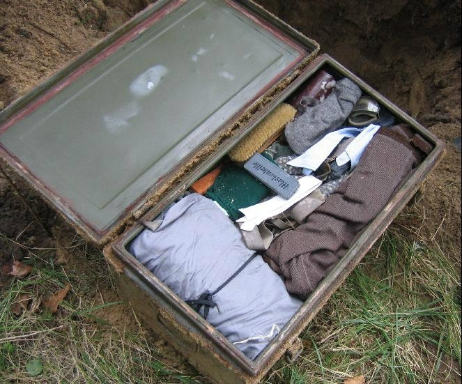 Contents of Unearthed Nazi Field Locker