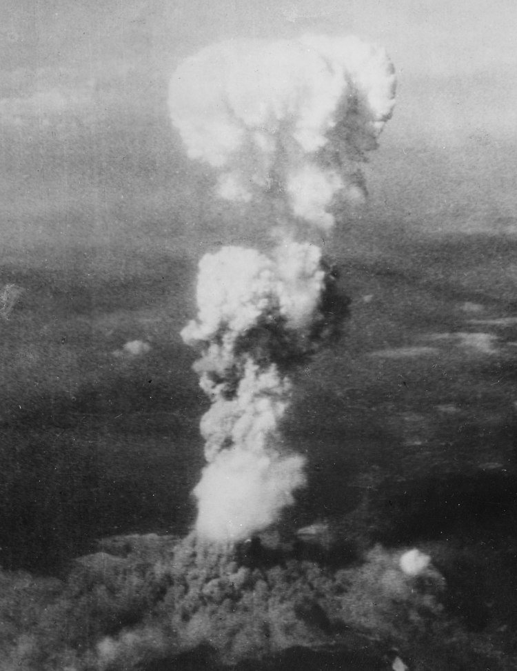 Mushroom Cloud of Hiroshima Atomic Bombing