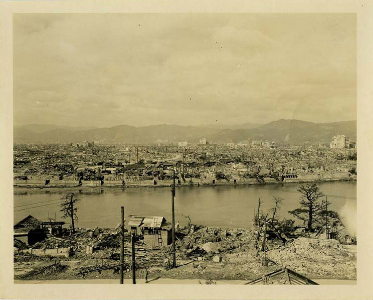 Destruction After Hiroshima Bombing