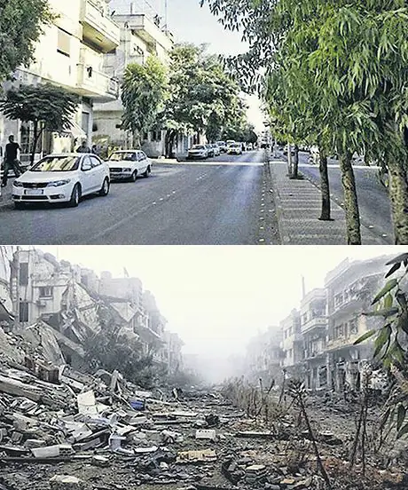 A street in Homs